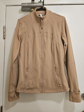lululemon athletica Beige Full-Zip Utility Jacket